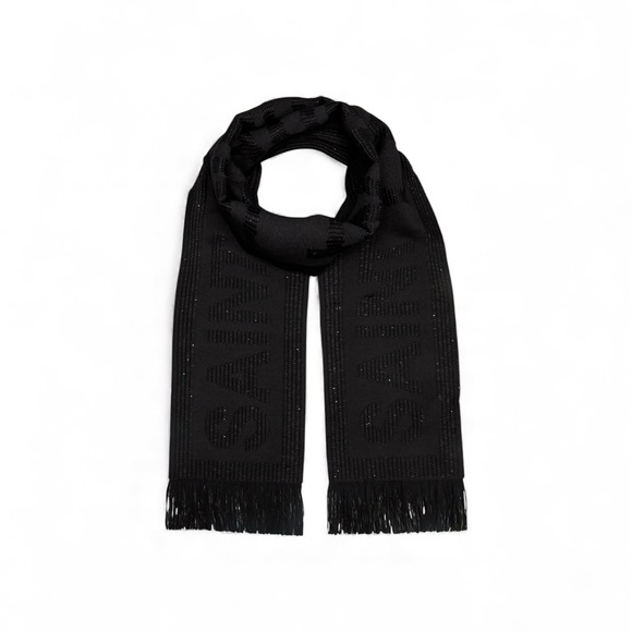 Saint Laurent Accessories - SAINT LAURENT
Logo Sequin Wool-Silk Scarf
